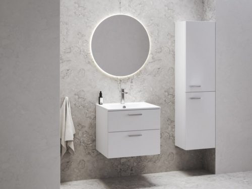 Alsó szekrény, Ravak Chrome SD II 60 fehér, króm fogantyúval 152 mm X000001772