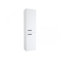   Fali szekrény,Ravak Chrome II SB 39 magasszekrény jobb,fehér,fekete fogantyúval 152 mm X000001749