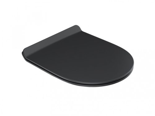 WC tető, Ravak Vita WC slim ülőke, fekete X01862