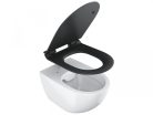 WC tető, Ravak Vita WC slim ülőke, fekete X01862