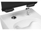 WC tető, Ravak Vita WC slim ülőke, fekete X01862