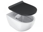 WC tető, Ravak Vita WC slim ülőke, fekete X01862