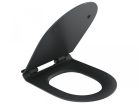 WC tető, Ravak Vita WC slim ülőke, fekete X01862