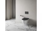 WC tető, Ravak Vita WC slim ülőke, fekete X01862