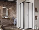 Zuhanykabin, Ravak Supernova SRV2+SRV2 90x90 195 S zuhanykabin fekete+pearl 14V703O211S