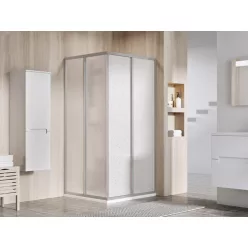   Zuhanykabin, Ravak Supernova SRV2+SRV2 90x90 195 S zuhanykabin szatén+pearl 14V70UO211S