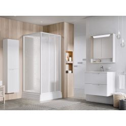   Zuhanybox, Ravak Supernova ASBP3 zuhanybox 80x80 fehér/pearl 8364411211