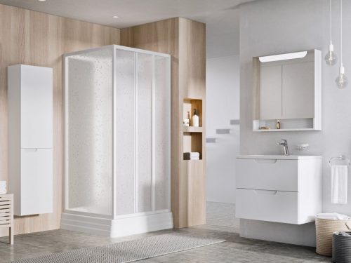 Zuhanybox, Ravak Supernova ASBP3 zuhanybox 80x80 fehér/pearl 8364411211