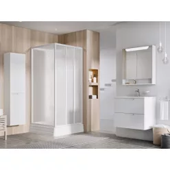   Zuhanybox, Ravak Supernova ASBP3 zuhanybox 90x90 fehér/pearl 8367711211