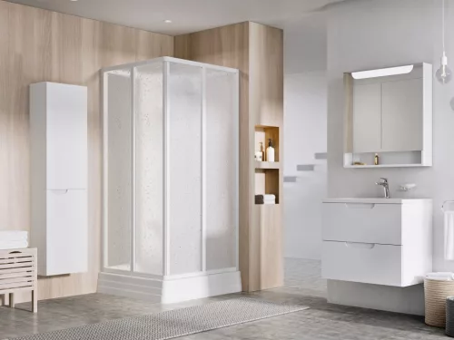 Zuhanybox, Ravak Supernova ASBRV2 zuhanybox 80x80 fehér/pearl 8264411211