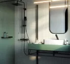 Zuhanyszett, Deante Therm termosztatikus zuhany csapteleppel, fekete NAC_N4HT