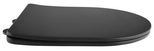 WC tető, Sapho Paco slim soft close wc ülőke, fekete PCS1012B