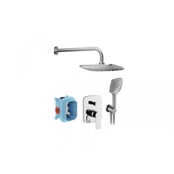   Zuhanyszett, Ravak Classic falsík alatti zuhanyszett CL 091.00CR.O2.RB070, króm X07S016