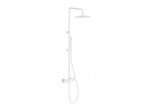 Zuhanyszett, Ravak Espirit termosztátos zuhanyoszlop szettel ES 091.10WV, White Velvet X070495