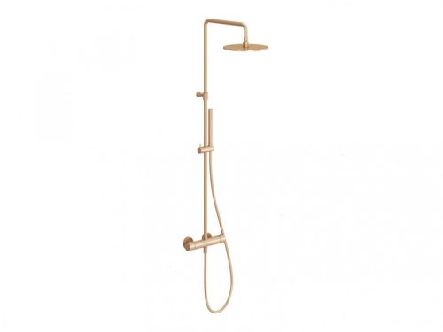 Zuhanyszett,Ravak Espirit termosztátos zuhanyoszlop+szett ES 091.60RGB,Rose Gold Brushed X070498