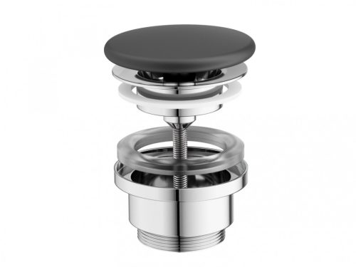 Lefolyó, Ravak Flat mosdólefolyó kerámia fedéllel, antracit X01921