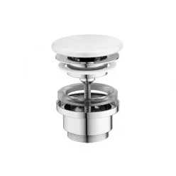   Lefolyó, Ravak Flat mosdólefolyó kerámia fedéllel, fehér X01919