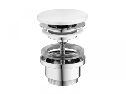 Lefolyó, Ravak Flat mosdólefolyó kerámia fedéllel, fehér X01919