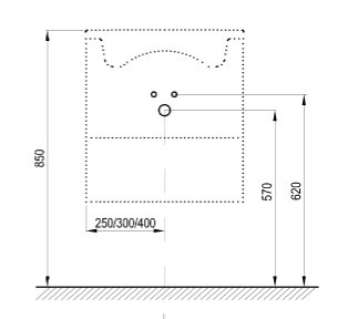Alsó szekrény, Ravak SD Balance II 50 mosdó alatti szekrények fehér X000001813