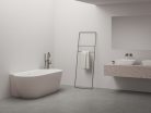 Kád,Ravak Vana Freedom Wall II Tec 170x87,Alabaster Pink/fehér, fehér túlfolyóval CC71600000
