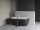 Kád,Ravak Vana Freedom Wall II Tec 170x87,fekete/fehér, fekete túlfolyóval CC71700000