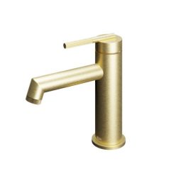   Mosdó csaptelep, Tboss Rio alacsony mosdó csaptelep szálcsiszolt arany