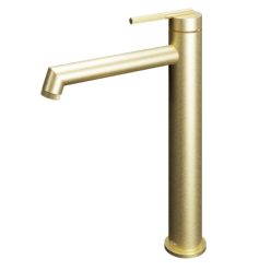   Mosdó csaptelep, Tboss Rio magas mosdó csaptelep szálcsiszolt arany