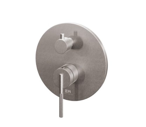 Falba süllyesztett csaptelep, Tboss Rio kád/zuhany csaptelep szálcsiszolt nikkel