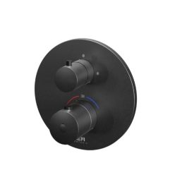   Falba süllyesztett csaptelep, Tboss Rio termosztátos kád/zuhany csaptelep szálcsiszolt gunmetal