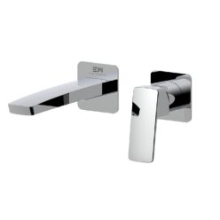   Falba süllyesztett csaptelep, Tboss Teo fali mosdó csaptelep, falsík mögötti egységgel, króm