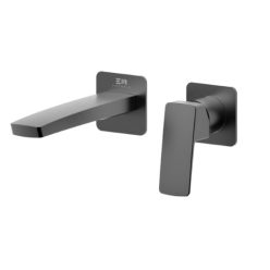   Falba süllyesztett csaptelep,Tboss Teo mosdó csapt.,falsík mögötti egység,szálcsiszolt gunmetal