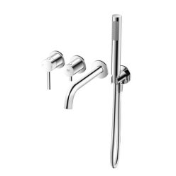   Falba süllyesztett csaptelep, Tboss Fly kádtöltő csaptelep, kézizuhannyal, króm