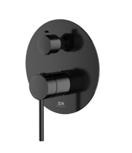 Falba süllyesztett csaptelep,Tboss Fly zuhany csaptelep,2 funkciós,zuhanyszett nélkül,matt fekete