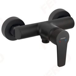   Zuhany csaptelep, Ferro Ritto Black zuhany csaptelep zuhanyszett nélkül, fekete BTR7BL