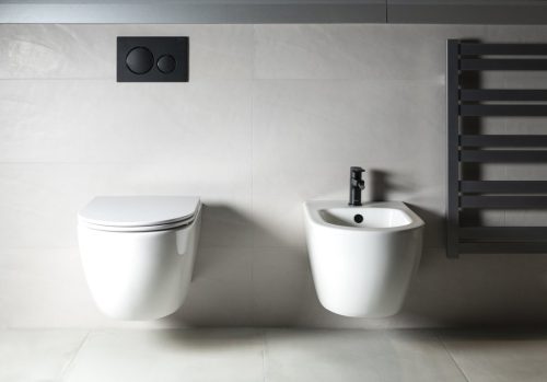 Bidé, Sapho Bruckner Fulda fali bidé 36x52 cm, fehér 201.611.4