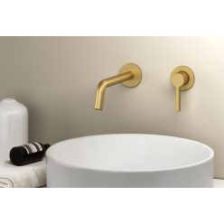   Falba süllyesztett csaptelep, Sapho Iconic mosdó csaptelep, matt arany AF008GB