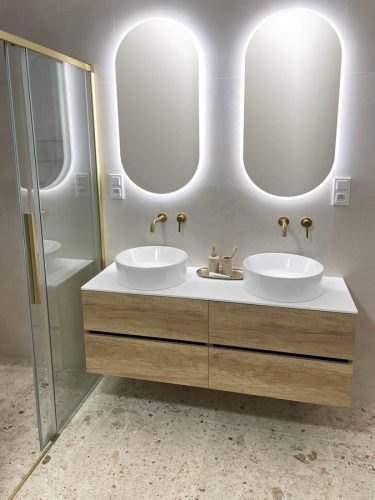 Falba süllyesztett csaptelep, Sapho Iconic mosdó csaptelep, matt arany AF008GB