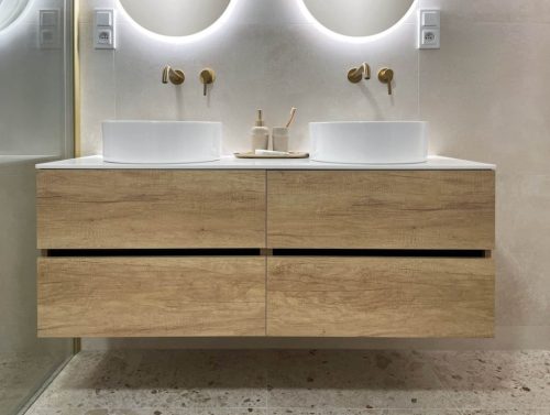 Falba süllyesztett csaptelep, Sapho Iconic mosdó csaptelep, matt arany AF008GB