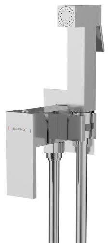 Falba süllyesztett csaptelep, Sapho Cubemix csaptelep bidé zuhannyal, króm CM040
