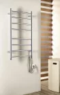 Egyenes radiátor,Sapho Redondo elektromos törölközőszárító 50x90 cm,75 W, inox ER220V