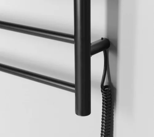 Egyenes radiátor, Sapho Redondo elektromos törölközőszárító 63x116 cm,130 W,fekete ER230BV