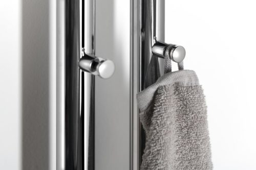 Egyenes radiátor, Sapho Papinado elektromos törölközőszárító 10,9x120 cm, 40 W, króm ER740