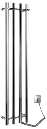 Egyenes radiátor, Sapho Papinado elektromos törölközőszárító 26,3x120 cm, 85 W, króm ER750