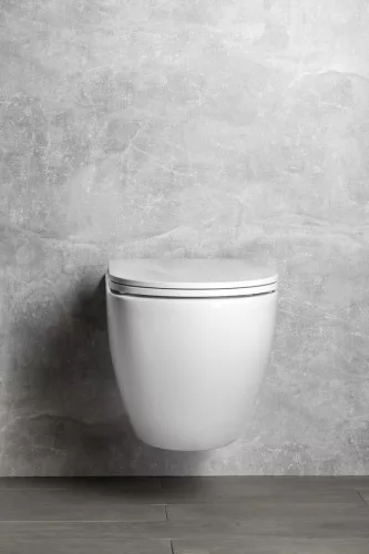 WC, Sapho Isvea Infinity Rimless fali wc 36,5x53 cm, fehér 10NF02004