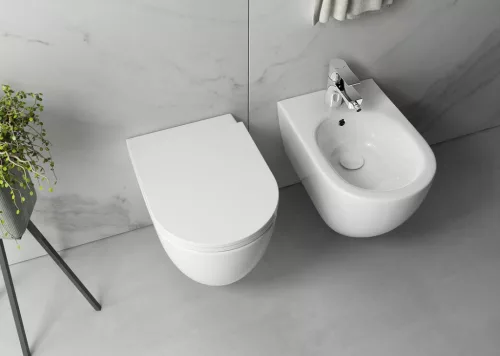 WC, Sapho Isvea Infinity Rimless fali wc 36,5x53 cm, fehér 10NF02004