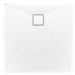   Zuhanytálca, Deante Correo szögletes, gránit zuhanytálca, alabástrom 90x90 KQR_A41B