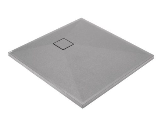 Zuhanytálca, Deante Correo szögletes, gránit zuhanytálca, metálszürke 90x90 KQR_S41B