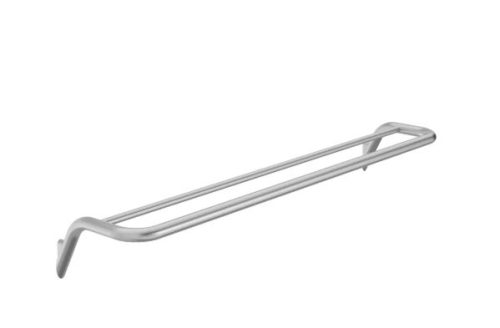 Törölközőtartó, Deante Silia Törölköző akasztó, dupla - fali, szálcsiszolt acél ADI_F631