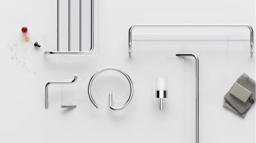 Törölközőtartó, Deante Silia törölközőtartó, szimpla, króm ADI_0111