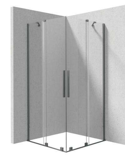 Zuhanykabin, Deante Prizma zuhanykabin 90x90, titanium KPNDP09P09